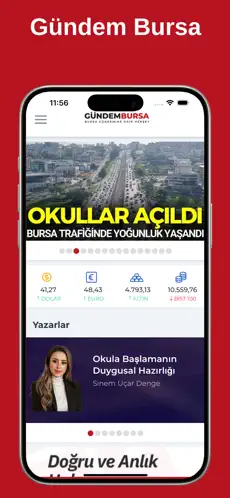 Gündem Bursa Android ve iOS Webview
